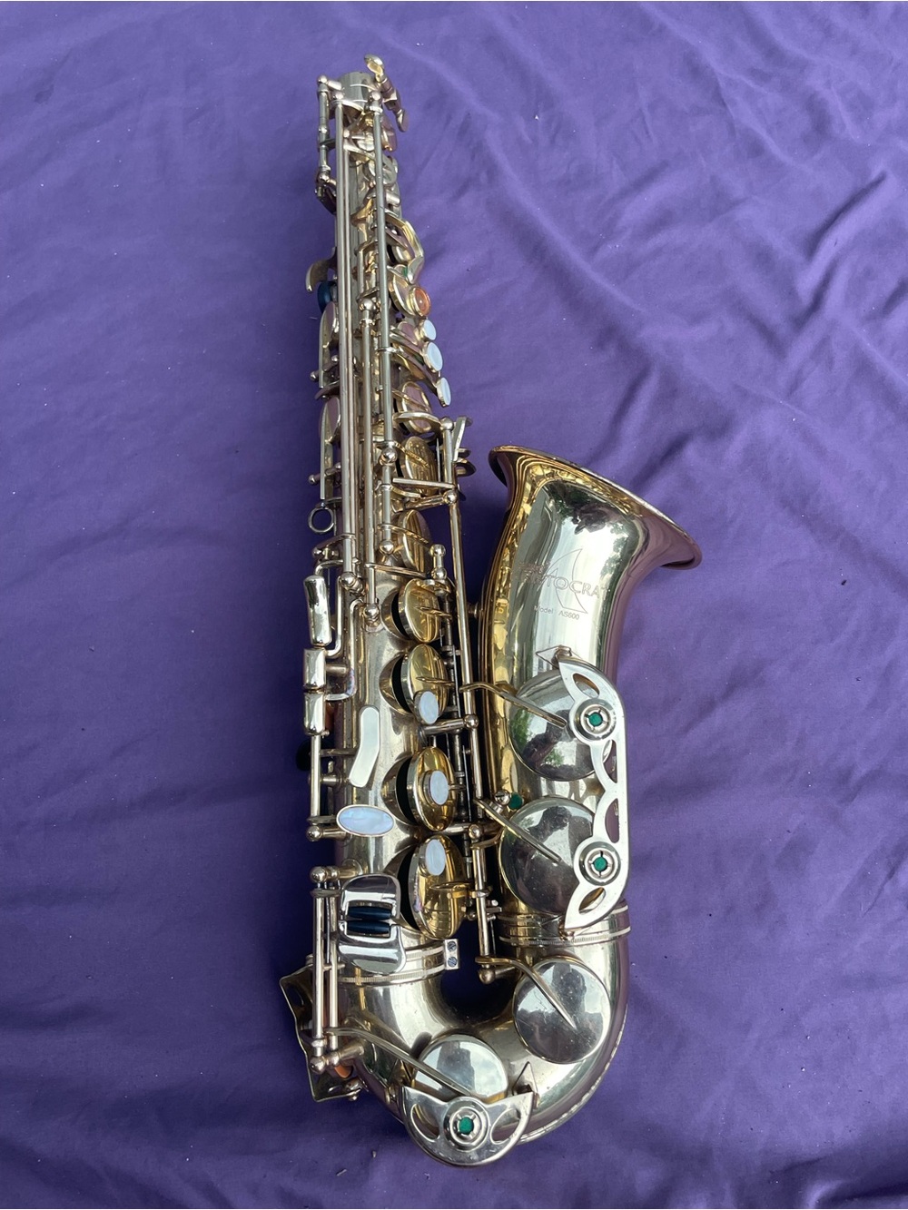 Selmer Silver Tenor Saxophone - Unbranded Classic Finish as 600